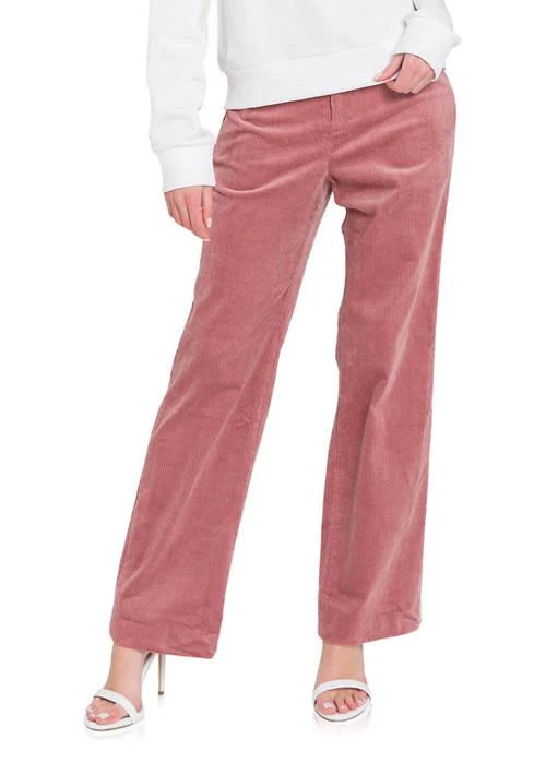 Endless Rose Rose Womens Corduroy Wide Leg Pants 1