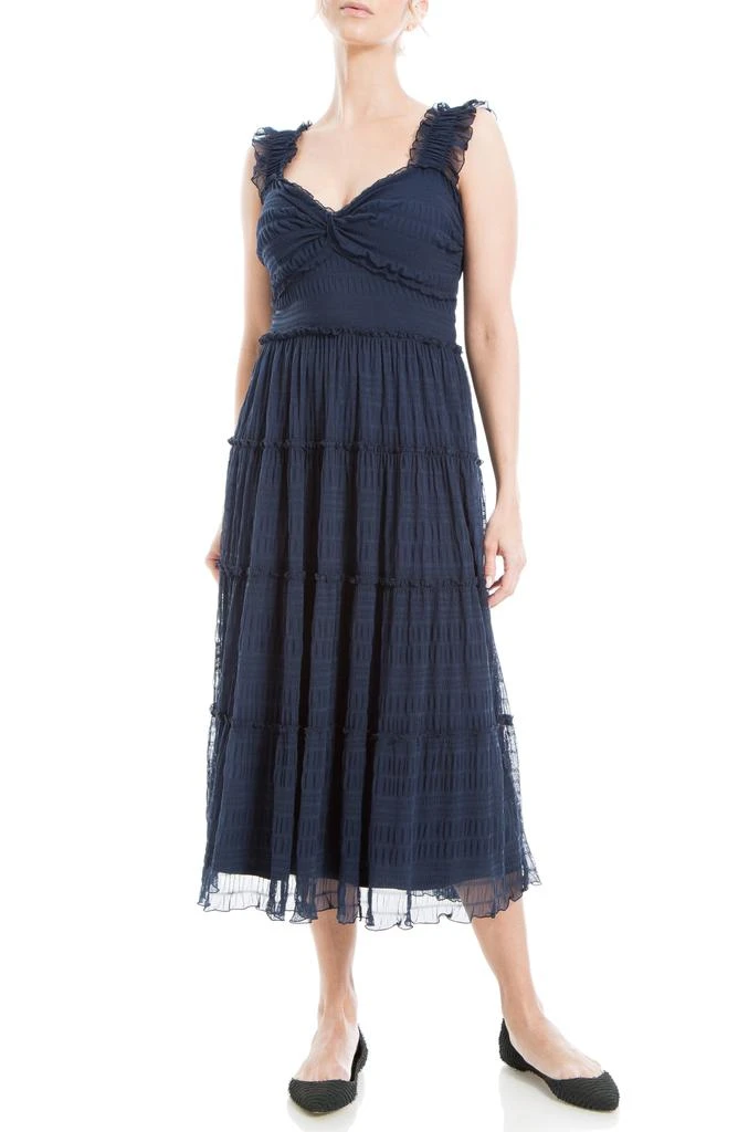 Max Studio Mesh Sleeveless Maxi Dress 6
