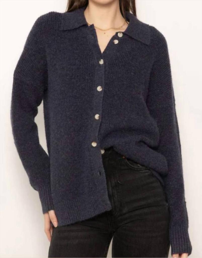 Central Park West Central Park West - Millie Oversized Polo Sweater