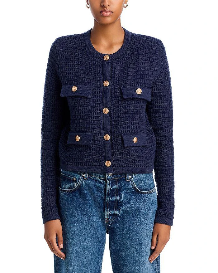 Blank NYC Crewneck Cardigan Sweater 6