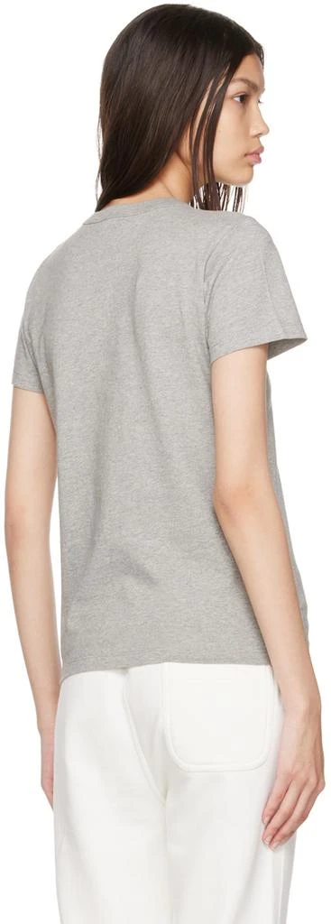 Maison Kitsune Gray Anthony Burrill Edition T-Shirt 3