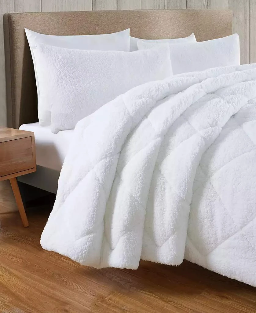 Videri Home CLOSEOUT! Cozy Sherpa 3 Piece Comforter Set 6