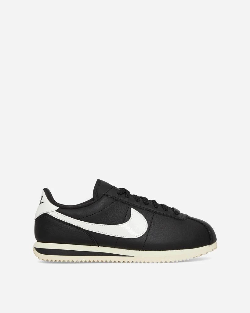 NIKE Women's Cortez 23 Premium Sneakers Black / Sail 1