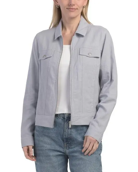 Rachel Zoe Linen Blend Blazer