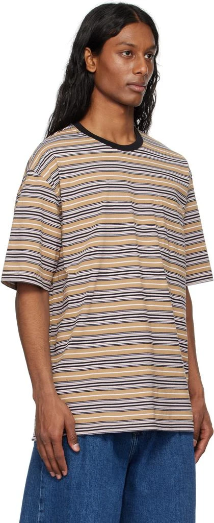 Solid Homme Multicolor Striped T-shirt 2