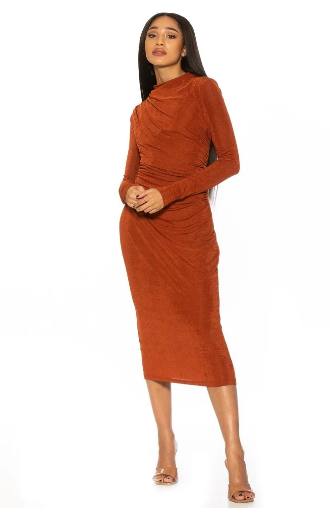 ALEXIA ADMOR Kim Bodycon Long Sleeve Midi Dress 5