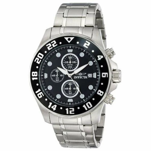 Invicta Invicta 15938 Men's Specialty Black Dial Steel Bracelet Chronograph Watch 5