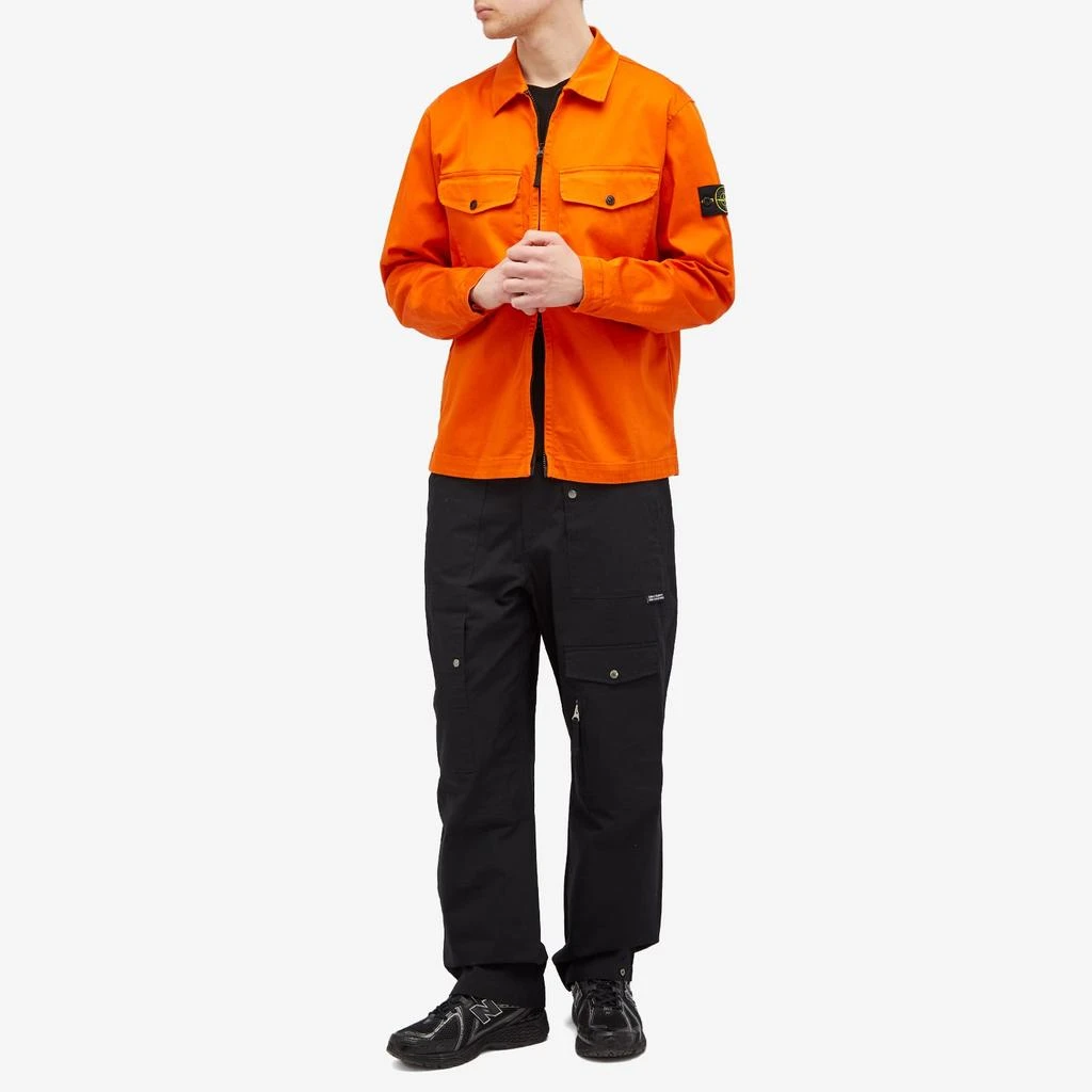 Stone Island Stone Island Stretch Cotton Double Pocket Shirt Jacket 4