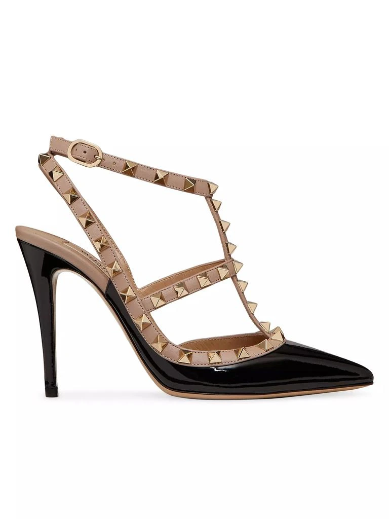 Valentino Patent Rockstud Caged Pumps 100 MM 1