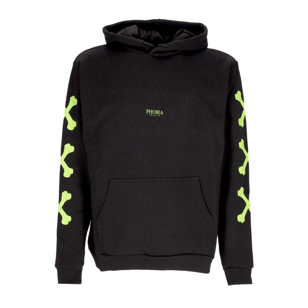 PHOBIA Cross Bones Hoodie Men's Lightweight Hoodie Black/green