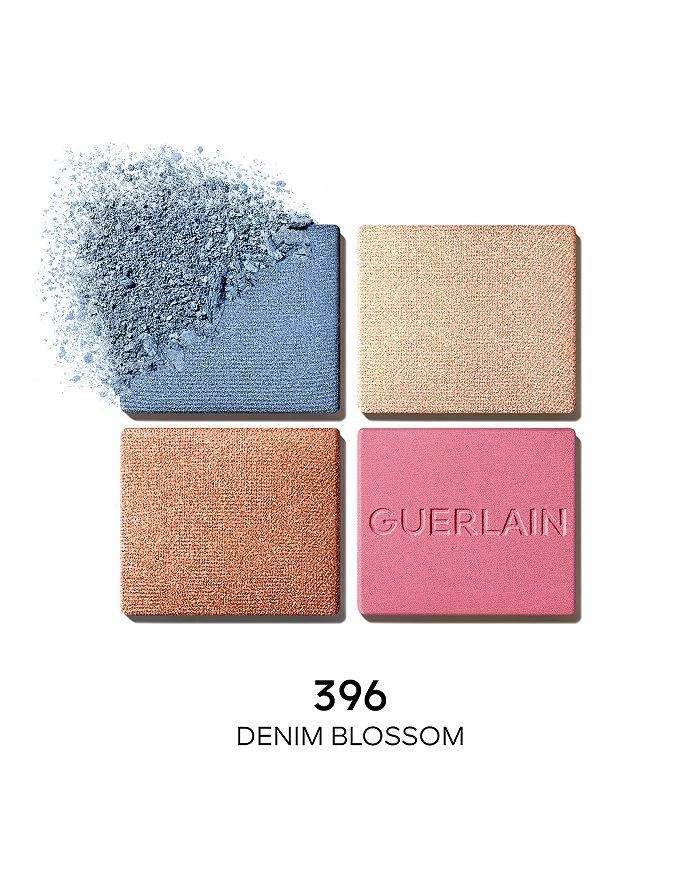 Guerlain Limited Edition Ombres G Quad Denim Blossom Eyeshadow Palette 2