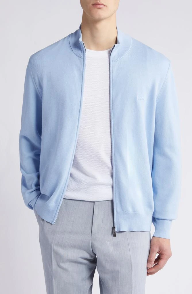 Hugo Boss Palano Cotton Zip-Up Cardigan 1
