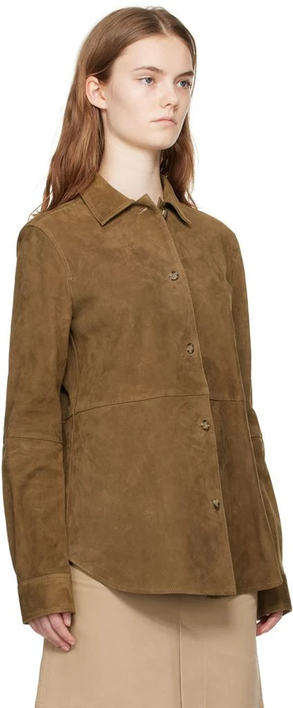 Totême Taupe Soft Suede Jacket 2