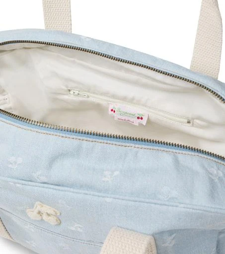 Bonpoint Gigia embroidered denim bag 2