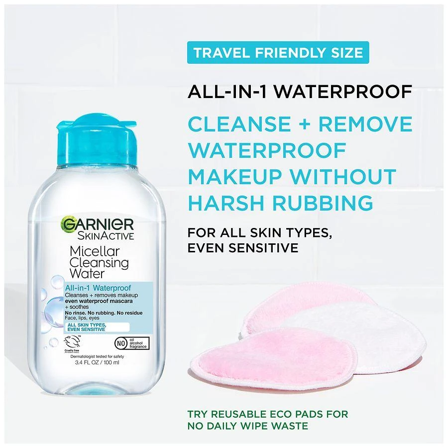SkinActive Micellar Cleansing Water For Waterproof & Long-Wear Makeup 5