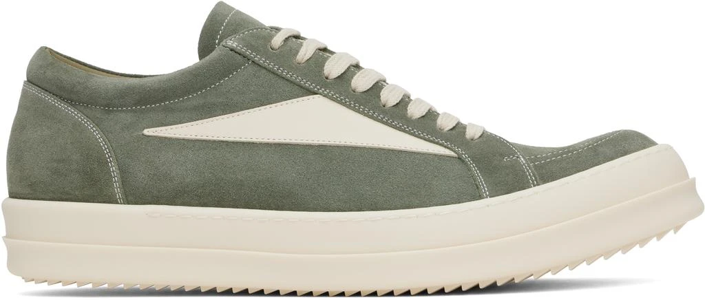Rick Owens Green Hollywood Vintage Sneakers 1