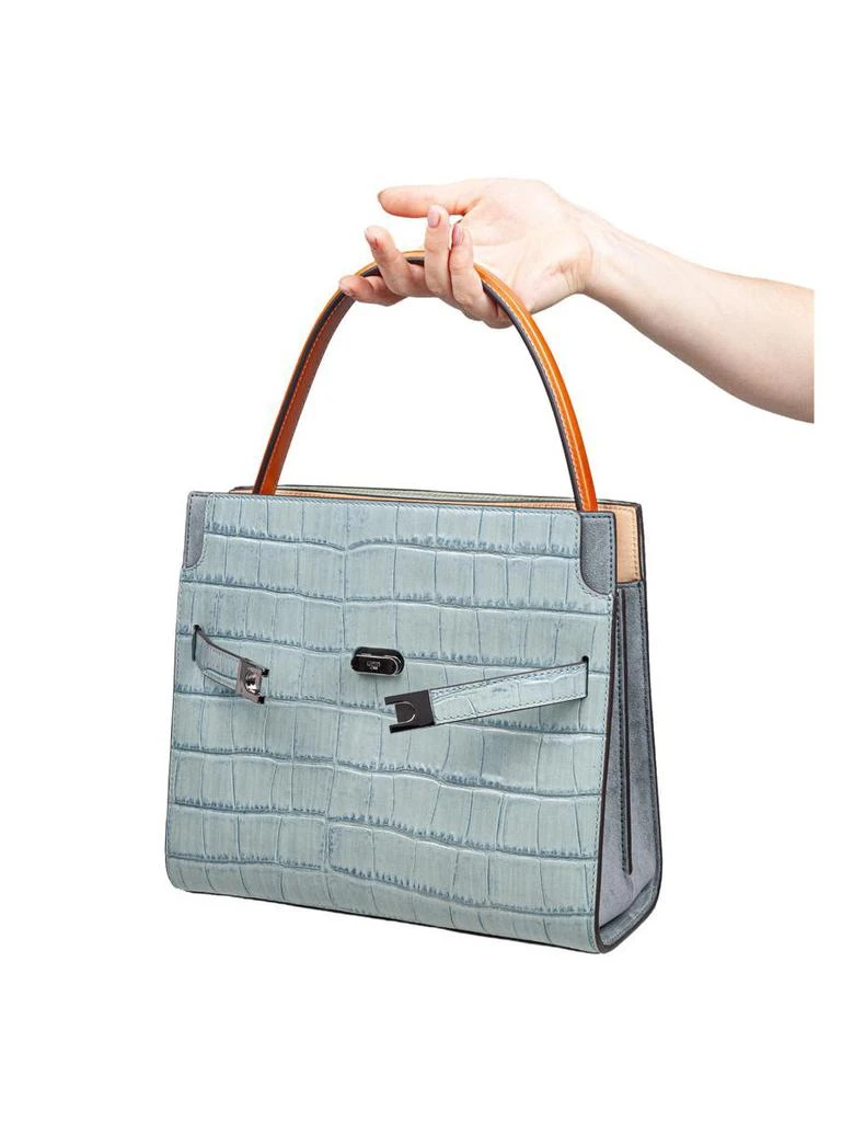 Tory Burch Tory Burch Crocodile Print Leather Handbag 2