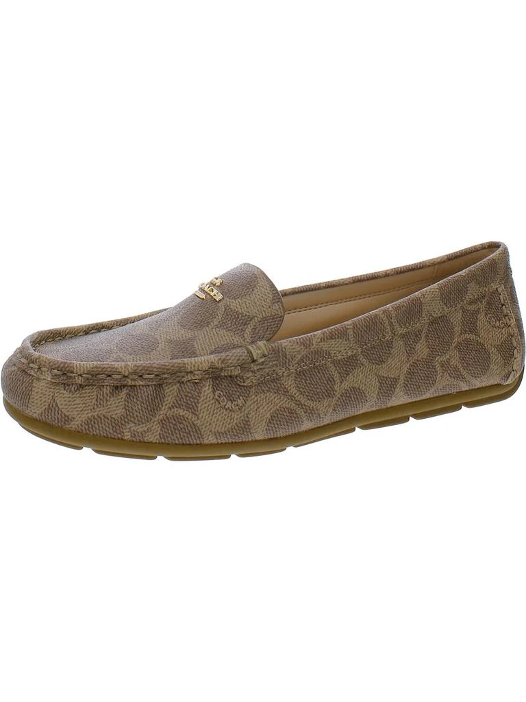 Coach Marley Womens Suede Shearling Driving Moccasins 1