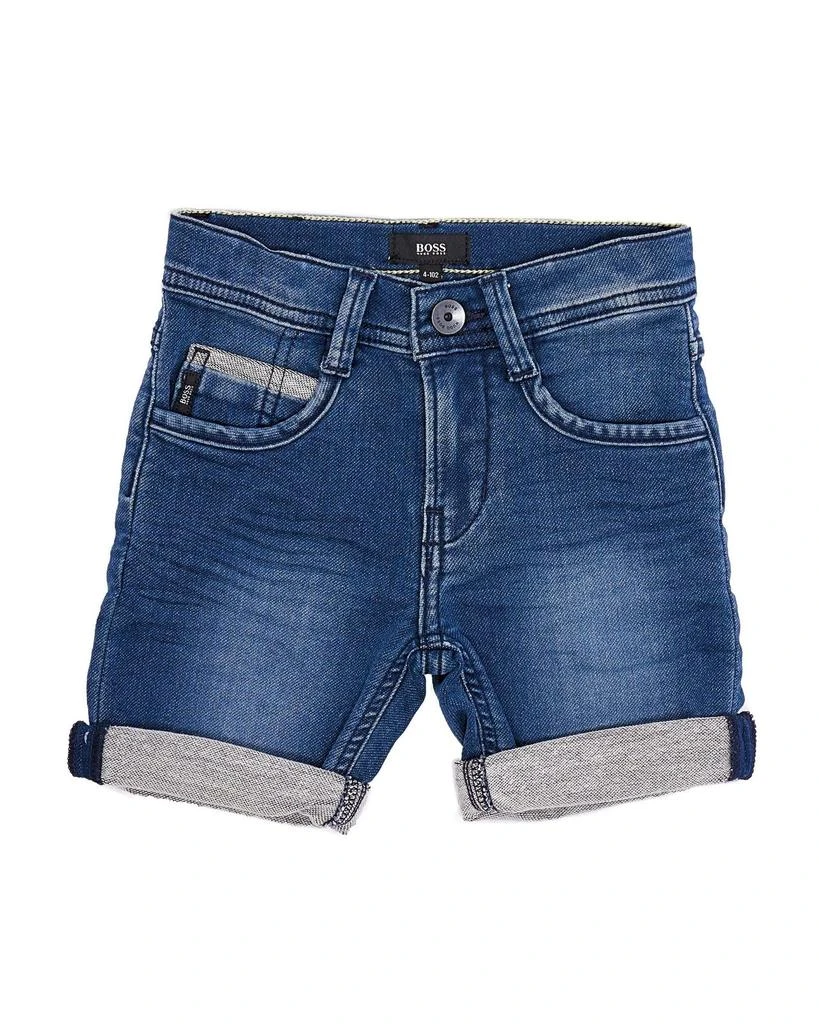Hugo Boss Hugo Boss Kids Turn-Up Hem Denim Shorts