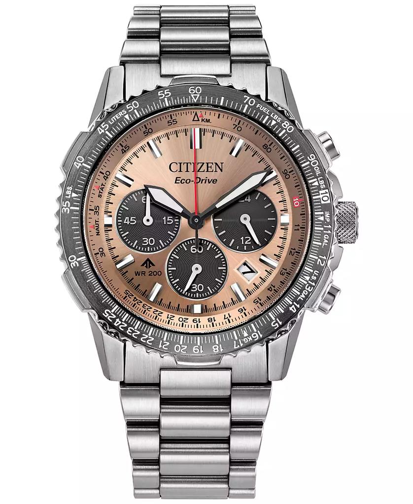 Eco-Drive Men's Chronograph Zenshin Super Titanium Bracelet
