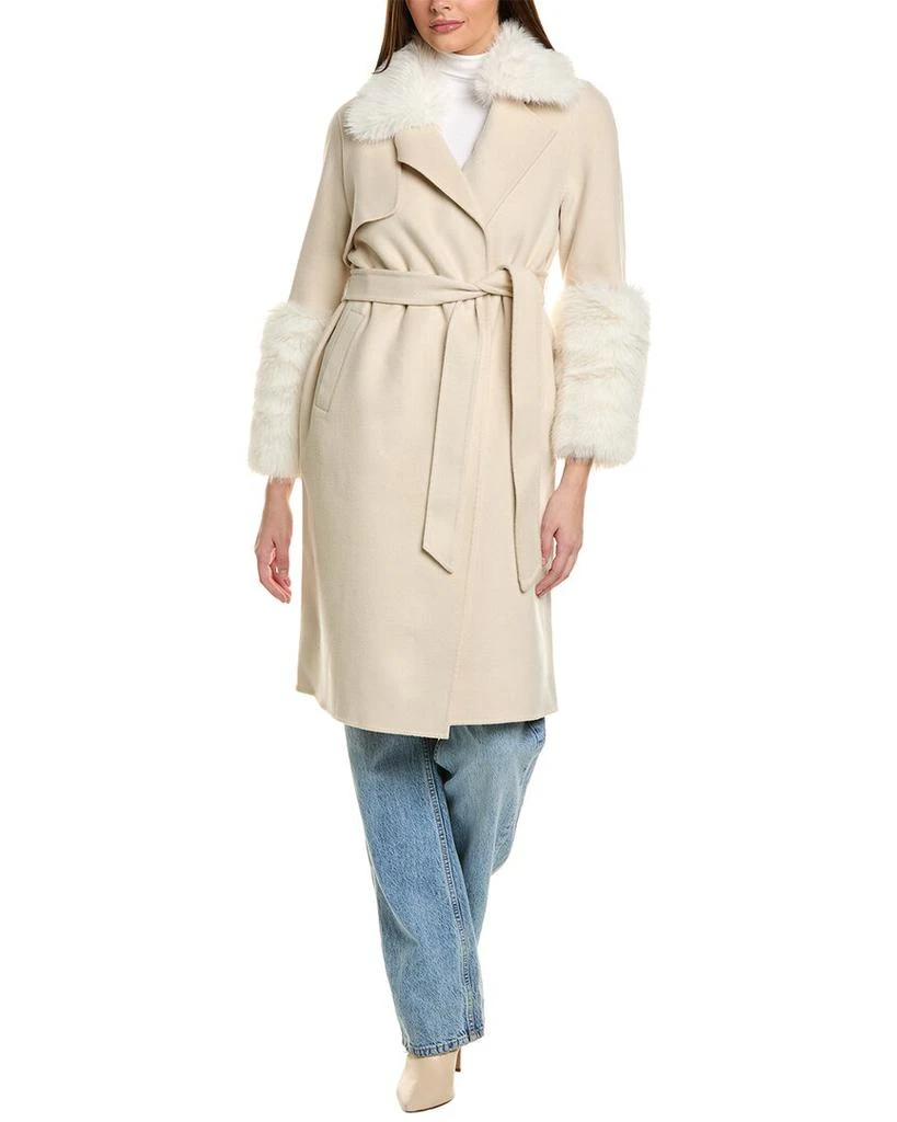Adrienne Landau Wool Coat 1