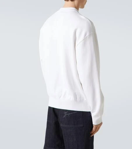 Jacquemus Venice logo embroidered sweatshirt 4