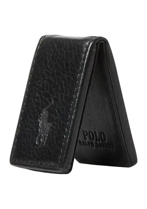 Ralph Lauren Pebbled Leather Money Clip 2