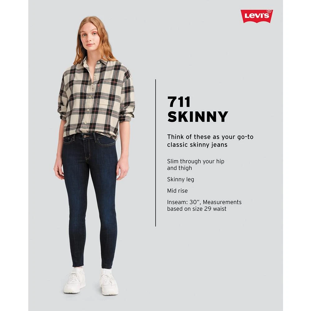 Levi's Women's 711 Mid Rise Skinny Jeans 3