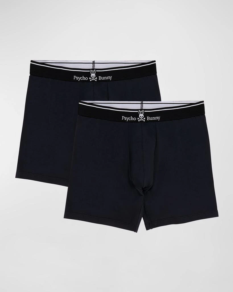 Psycho Bunny Men's Solid Knit 2-Pack Boxer Briefs 2
