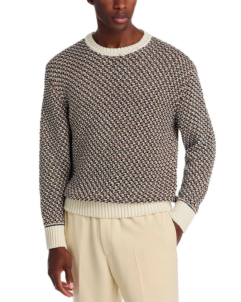 Hugo Boss Textured Crewneck Sweater 1