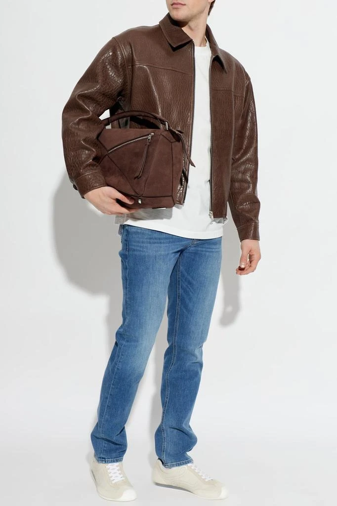 FRAME Frame Textured Leather Jacket 3