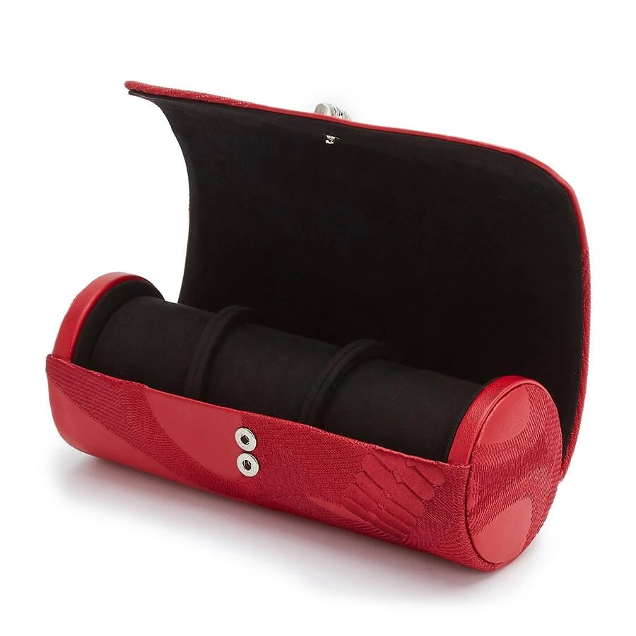 Wolf Memento Mori Triple Watch Roll  - Red 493472 2