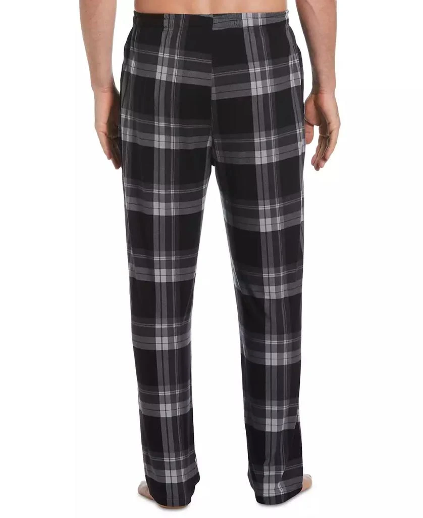 Perry Ellis Men's Deluxe Touch Knit Plaid Pajama Pant 2
