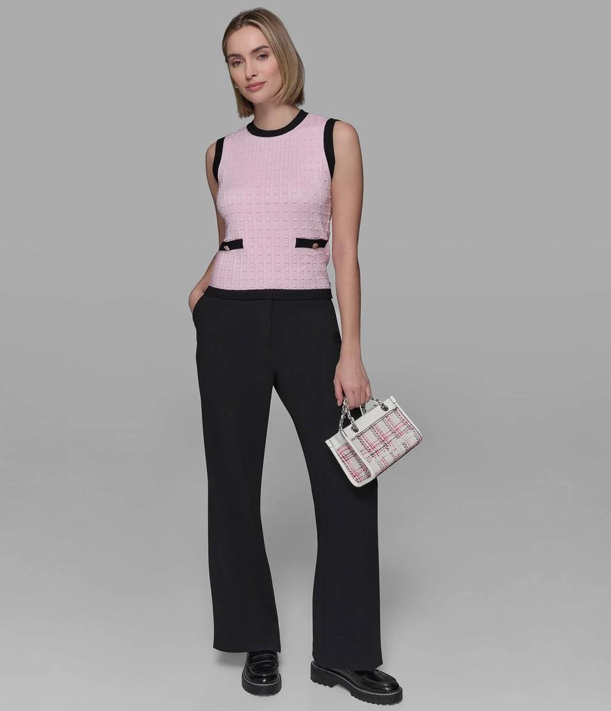 Karl Lagerfeld Paris SLEEVELESS SWEATER SHELL 6