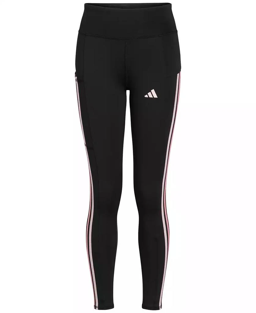 Adidas Big Girls AEROREADY® 3-Stripe Cellphone Pocket Leggings 5