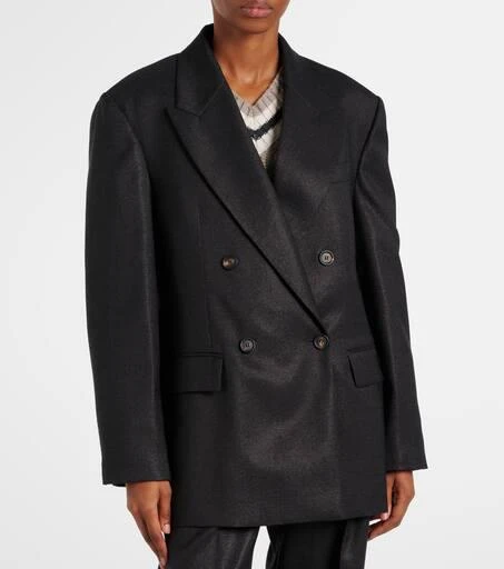 Brunello Cucinelli Wool-blend blazer 6