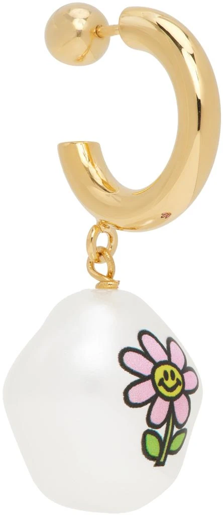 Safsafu Gold Daisy Cotton Candy Earring 2