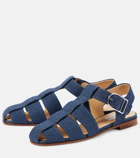 Gabriela Hearst Lynn denim sandals 5