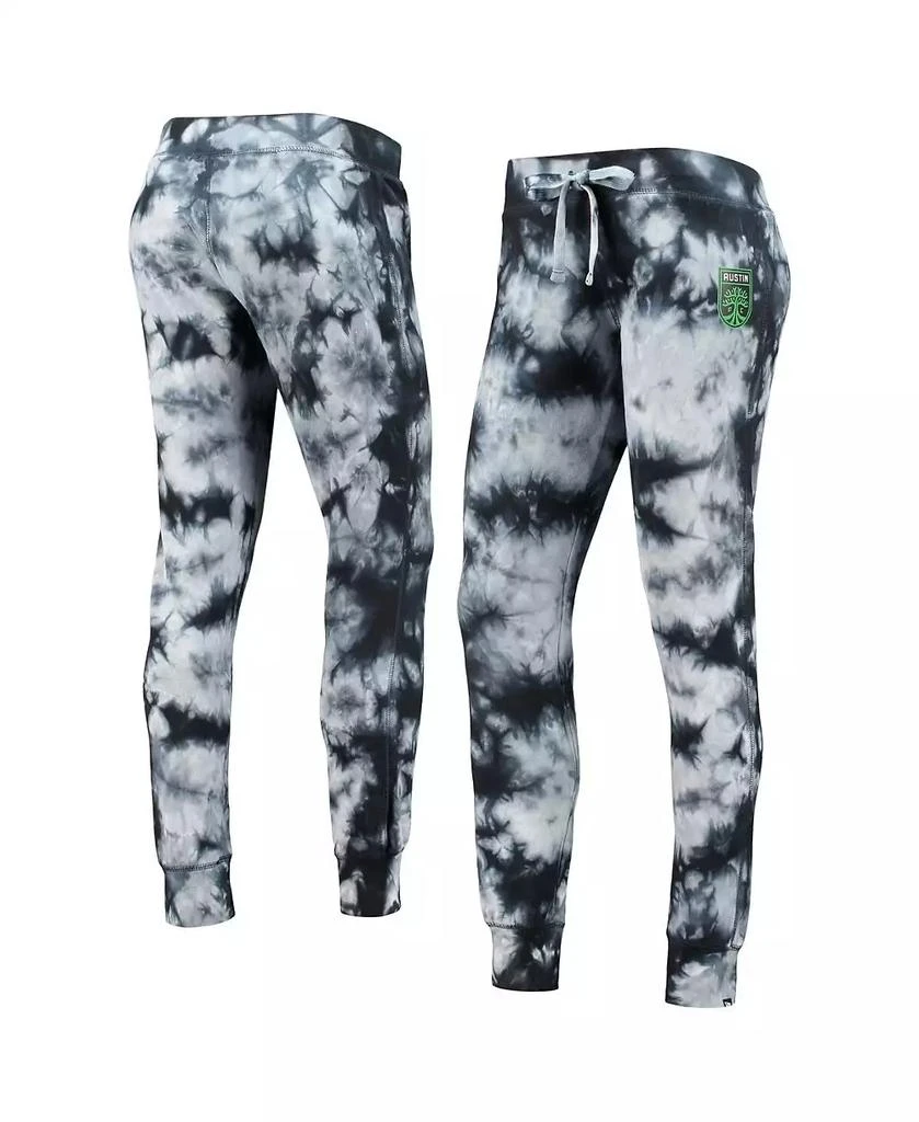 5th & Ocean Women's by New Era Black Austin FC Tie-Dye Pants 1