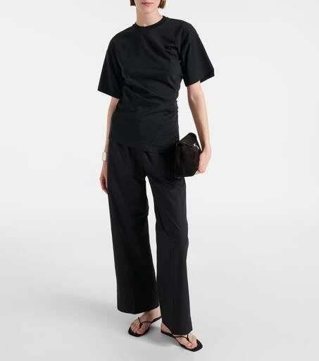Totême Gathered cotton jersey T-shirt 2