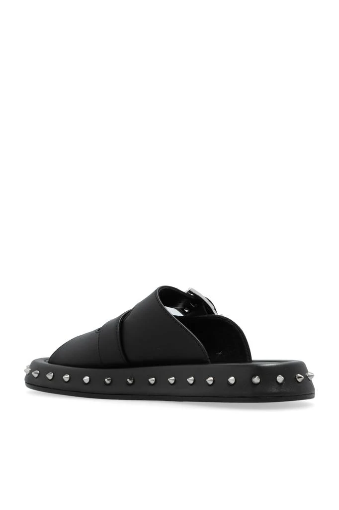 Alexander McQueen Leather Slides 5