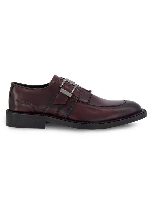 Karl Lagerfeld Paris White Label Kilted Monk Strap Shoes 1