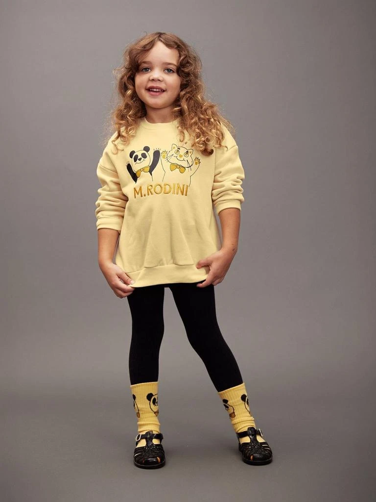 Mini Rodini Mini Rodini Kids Cat and Panda 2 Pack Socks Set in Multicolour 5