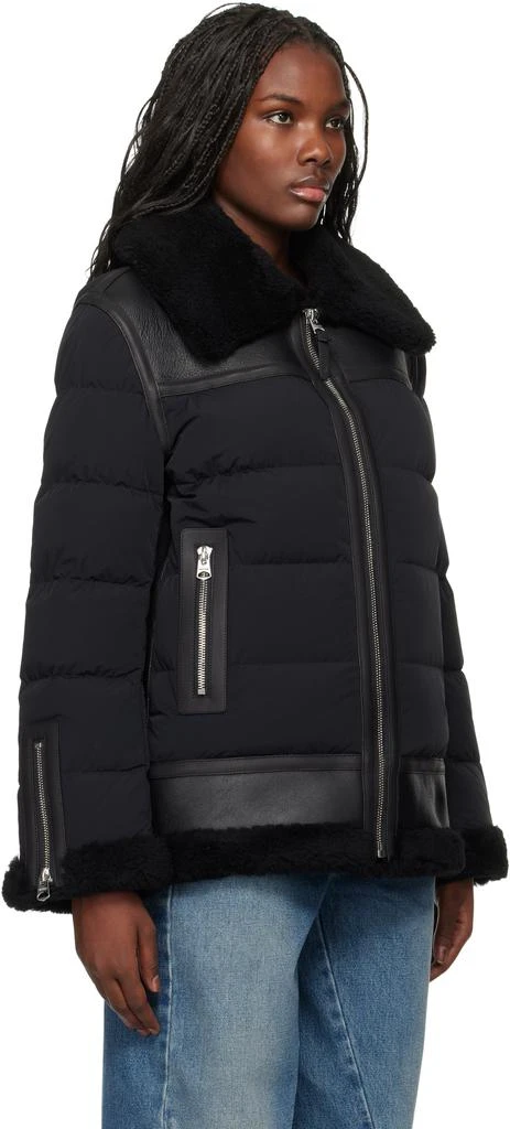 Mackage Black Vanna Down Shearling Jacket 2