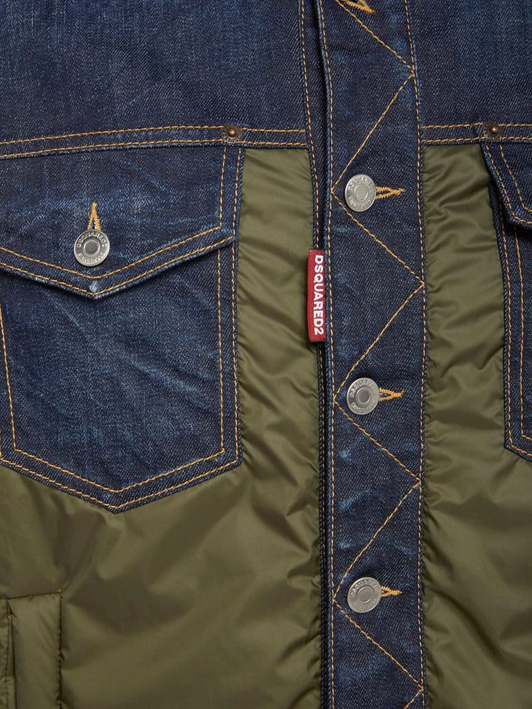 DSQUARED2 Denim Puffer Jacket 4