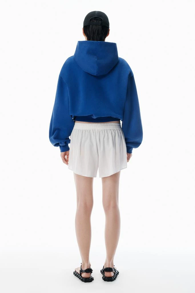 Alexander Wang Black 
White Mid-Rise Boxer Shorts 4