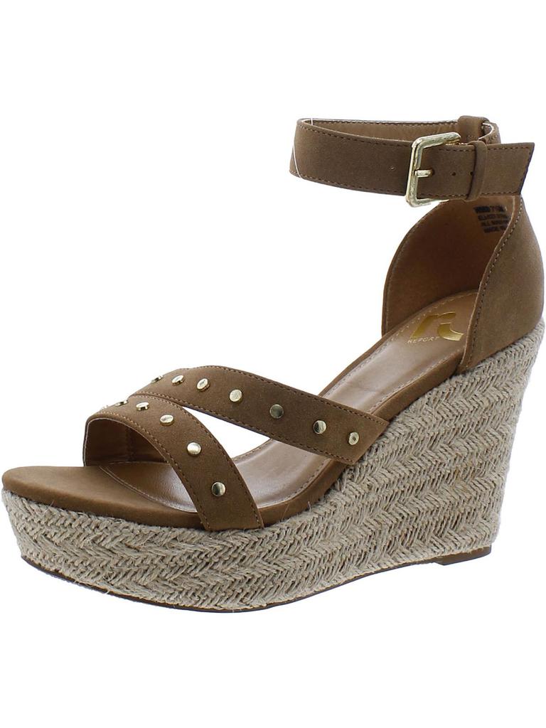 Report ELLIOT Womens Comfort Insole Manmade Wedge Sandals