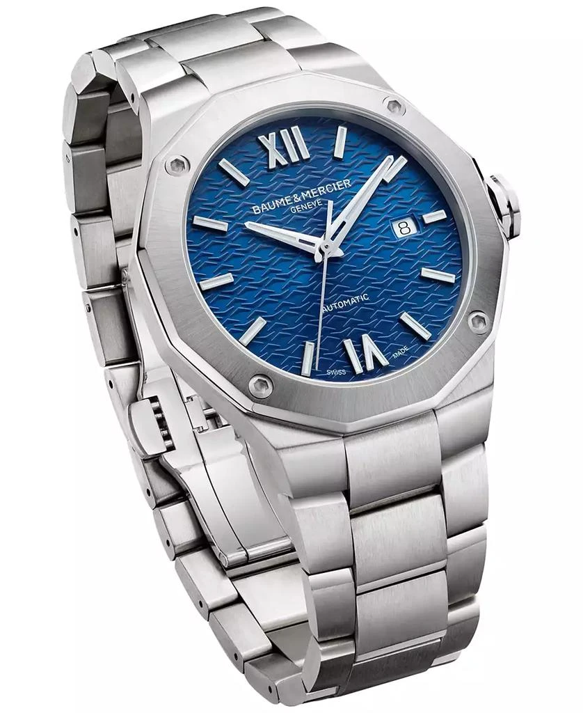 Baume & Mercier Men's Swiss Automatic Stainless Steel Bracelet Watch 42mm 4