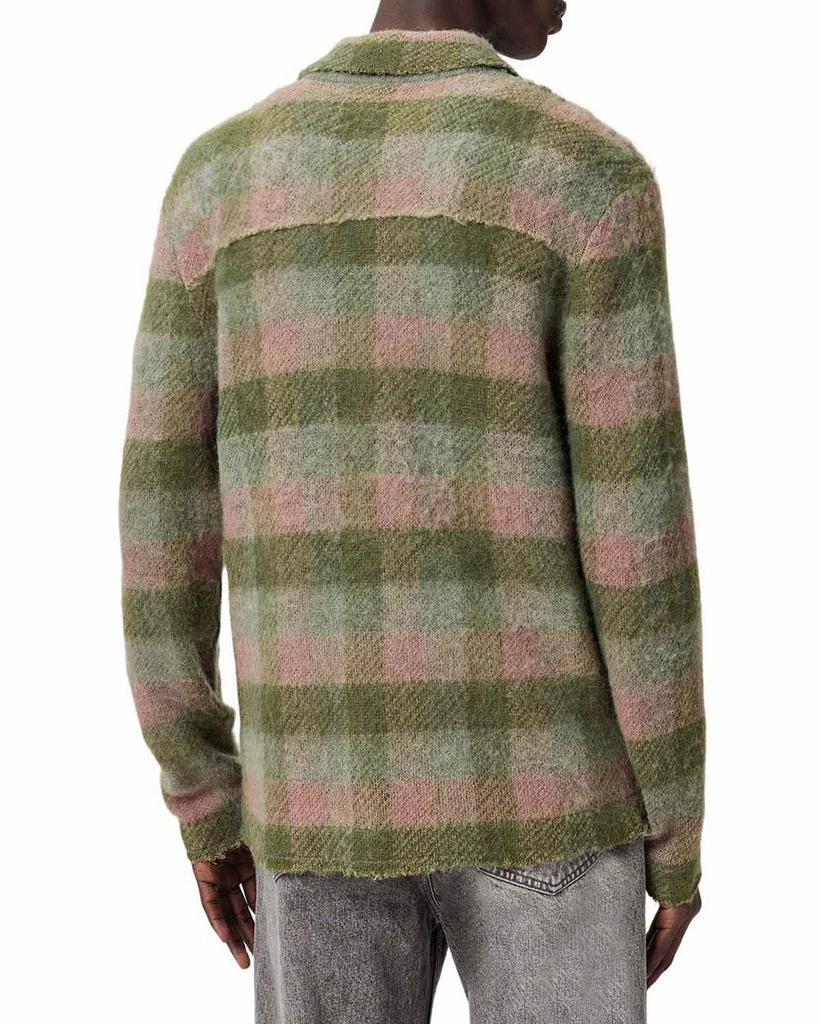 ALL SAINTS Adler Plaid Cardigan 5