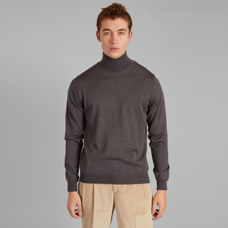 L'Exception Paris Merino Turtleneck Jumper Anthracite L'EXCEPTION PARIS